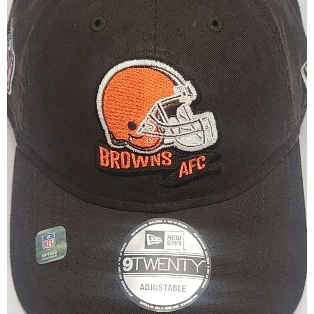 Cleveland Browns Hat Cap NFL Football AFC Adjustable New Era 9Twenty Brown NEW